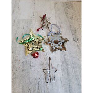 Unique vintage star ornament‎ Xmas set variety snowflake